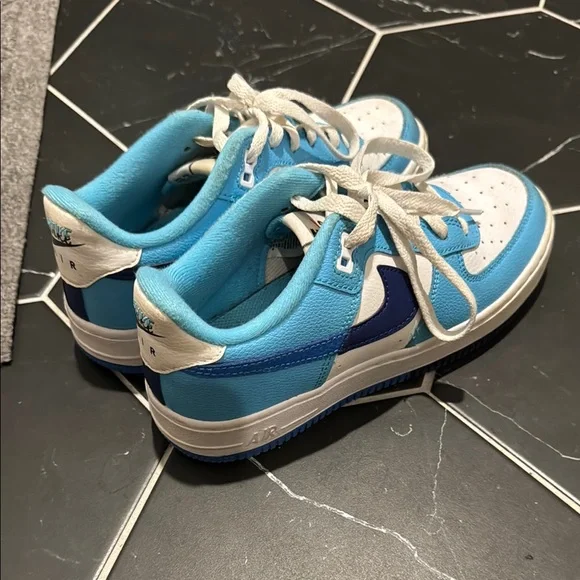 Nike Shoes Nike Air Force One Light Blue And White Sneakers